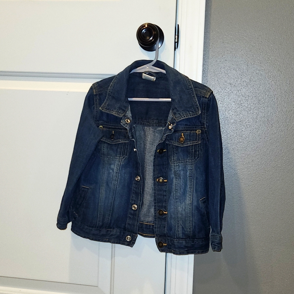 5t Jean jacket, blue
